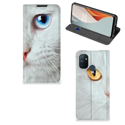 OnePlus Nord N100 | Hoesje maken | Witte Kat