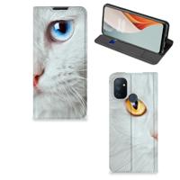 OnePlus Nord N100 | Hoesje maken | Witte Kat