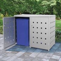 Containerberging dubbel 240 L roestvrij staal