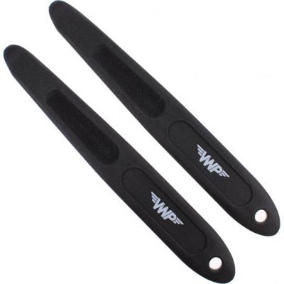 VWP bandafnemers-set 2-delig pvc extra strong lang zwart