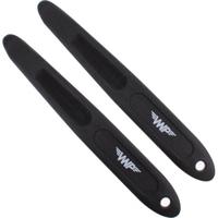 VWP bandafnemers-set 2-delig pvc extra strong lang zwart