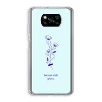 Bloom with grace: Xiaomi Poco X3 Pro Transparant Hoesje