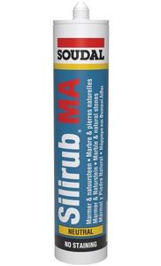 Soudal Silirub MA | Siliconenkit | Zwart | 300 ml - 106252