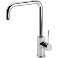 Keukenkraan Tres Max | Opbouw | 360° Draaibaar | Mengkraan | 1-hendel | Rond | Chroom