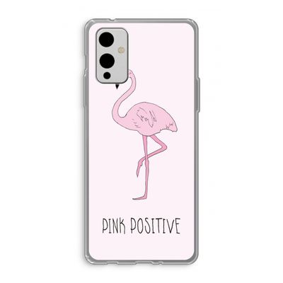 Pink positive: OnePlus 9 Transparant Hoesje
