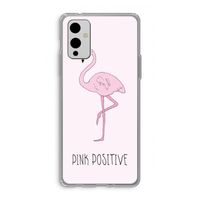 Pink positive: OnePlus 9 Transparant Hoesje