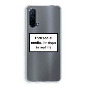 I'm dope: OnePlus Nord CE 5G Transparant Hoesje