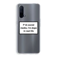 I'm dope: OnePlus Nord CE 5G Transparant Hoesje
