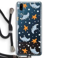 Manta: Huawei P20 Transparant Hoesje met koord