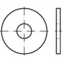 TOOLCRAFT Onderlegring Staal 25 stuk(s) TO-5433945