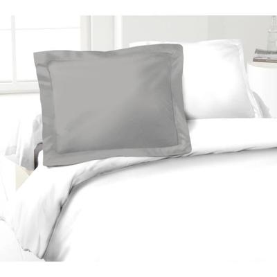 LOVELY HOME Set van 2 kussenslopen 100% katoen 50x70 cm - Lichtgrijs