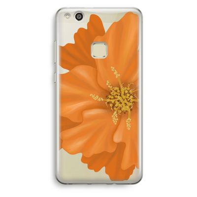 Orange Ellila flower: Huawei Ascend P10 Lite Transparant Hoesje