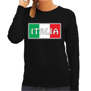 Italie / Italia landen sweater zwart voor dames 2XL  -