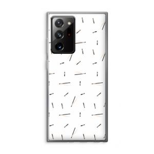Hipster stripes: Samsung Galaxy Note 20 Ultra / Note 20 Ultra 5G Transparant Hoesje