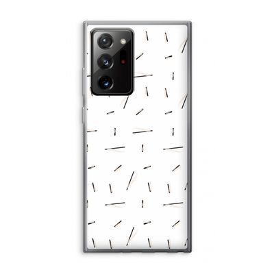 Hipster stripes: Samsung Galaxy Note 20 Ultra / Note 20 Ultra 5G Transparant Hoesje