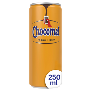 Chocomel 250 ml. / tray 24 blikken (+ Nederlands statiegeld)