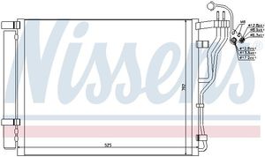 Condensator, airconditioning 940273
