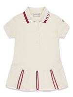 Moncler Enfant robe-polo à design tissé - Tons neutres - thumbnail