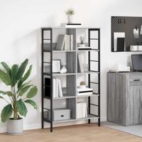 Boekenkast Grijs Sonoma 82 x 32 x 144,5 cm Bewerkt hout