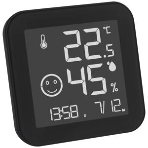TFA Dostmann BLACK & WHITE 30.5054.01 Thermo- en hygrometer Zwart
