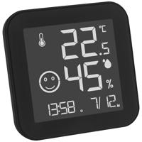 TFA Dostmann BLACK & WHITE 30.5054.01 Thermo- en hygrometer Zwart