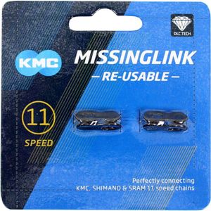 KMC MissingLink 11 DLC 5.65mm ZwartKMC Fietskettingverbinder