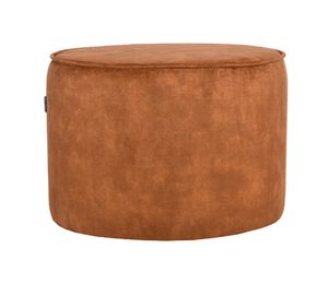 LABEL51 Poef 'Tibo' Velvet, kleur Oker