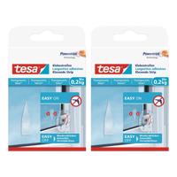 Tesa Powerstrips - klein - 32x st - voor spiegels/ruiten - plakstrips - bevestiging