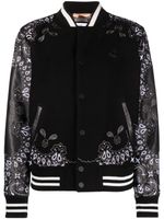 Philipp Plein veste bomber à broderies - Noir