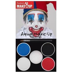 Schmink set horror clown 5 kleuren - Clown schminken - Halloween/themafeest make-up