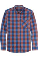 OLYMP Casual Regular Fit Overhemd bruin/blauw, Ruit