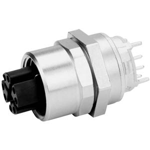 Telegärtner 100007427 Sensor/actuator connector, niet geassembleerd M12 Aantal polen (sensoren): 8 Bus, inbouw 1 stuk(s)