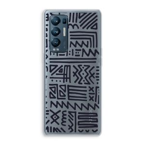 Marrakech print: Oppo Find X3 Neo Transparant Hoesje