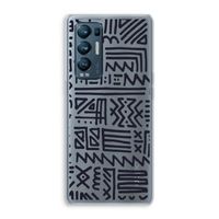 Marrakech print: Oppo Find X3 Neo Transparant Hoesje