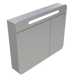 Galva Varia spiegelkast met 2 softclose deuren en LED-verlichting 80cm