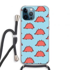 Dinosawrr: iPhone 12 Pro Transparant Hoesje met koord