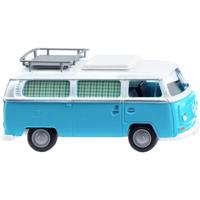 Wiking 031504 H0 Auto Volkswagen T2 campingbus, ijsblauw/wit