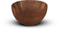 Looox Ceramic Raw Small Compacte waskom Ø 23x13 cm Rust Looox Ceramic Raw Small Compacte waskom Ø 23x13 cm Rust