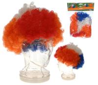 Pruik Holland Rood Wit Blauw oranje Pruik Holland Rood Wit Blauw oranje
