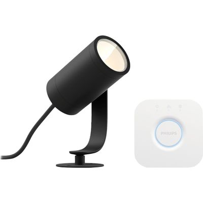Philips Hue Lily Starter 3-Pack Prikspot Buiten + Bridge