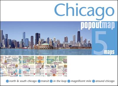 Stadsplattegrond Popout Map Chicago popout map | Compass Maps