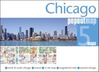 Stadsplattegrond Popout Map Chicago popout map | Compass Maps