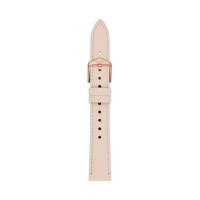 Horlogeband Fossil S161091 Leder Beige 16mm