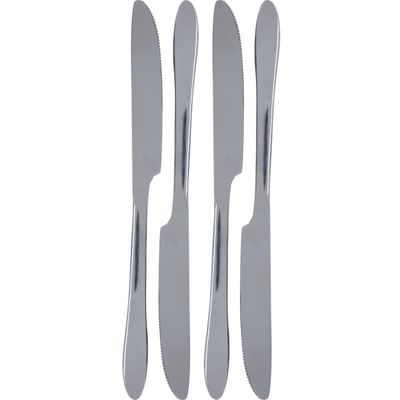 4x Messen tafelbestek RVS 23,5 cm