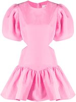 MSGM robe courte à manches bouffantes - Rose