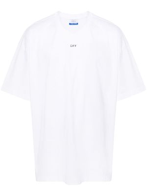 Off-White t-shirt en coton à logo - Blanc