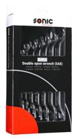 Dubbele steeksleutelset (SAE) 8-dlg. 600806