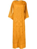 Alberta Ferretti robe longue à découpes - Orange