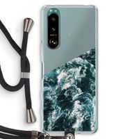 Zee golf: Sony Xperia 5 III Transparant Hoesje met koord