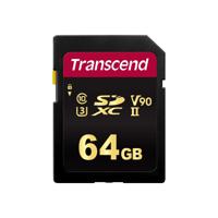 Transcend 64GB SDXC CARD Class 10 UHS-II U3 MLC V90 (R 285MB/s | W 180MB/s) - thumbnail